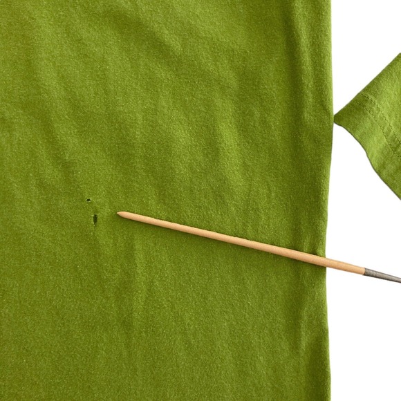 Place T-Shirt Boys Large 10/12 Long Sleeve Tee Green Funny Face Monster Drawing - Picture 6 of 8